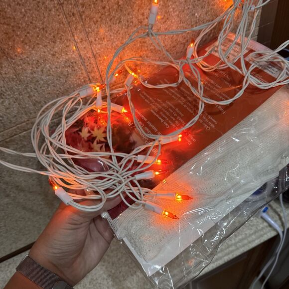 Harvest Lace Lighted Panel RARE. 40x84 - Picture 2 of 3